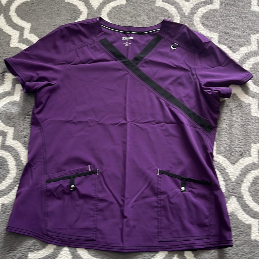Purple Scrub Top